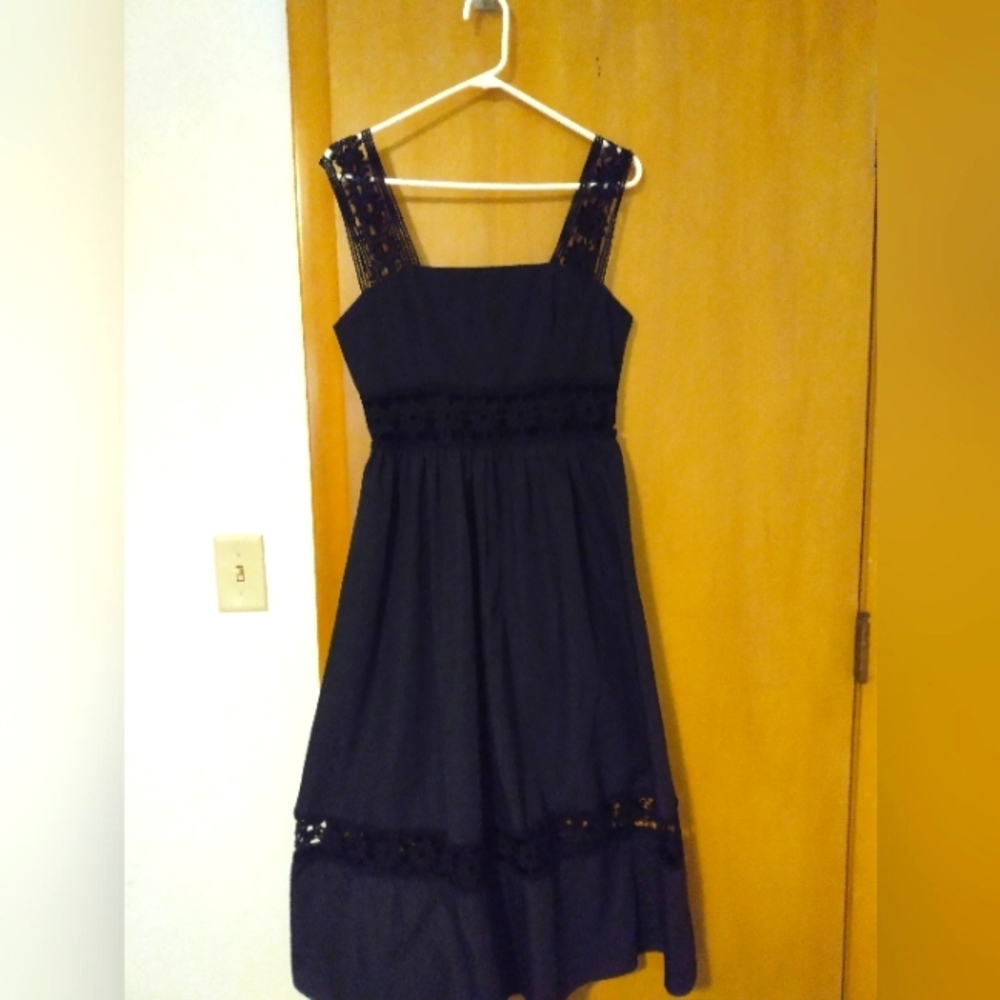 New without tags long black dress